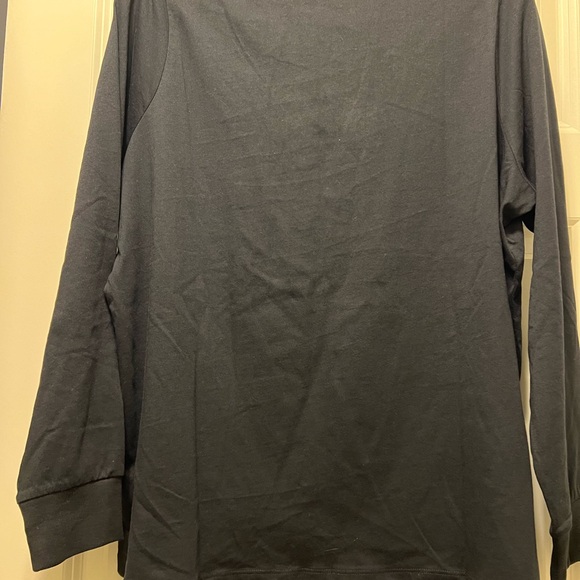 Bundle of 3 NWT Torrid vintage cotton jersey lace up long sleeve tees. Size 00. - Picture 9 of 14